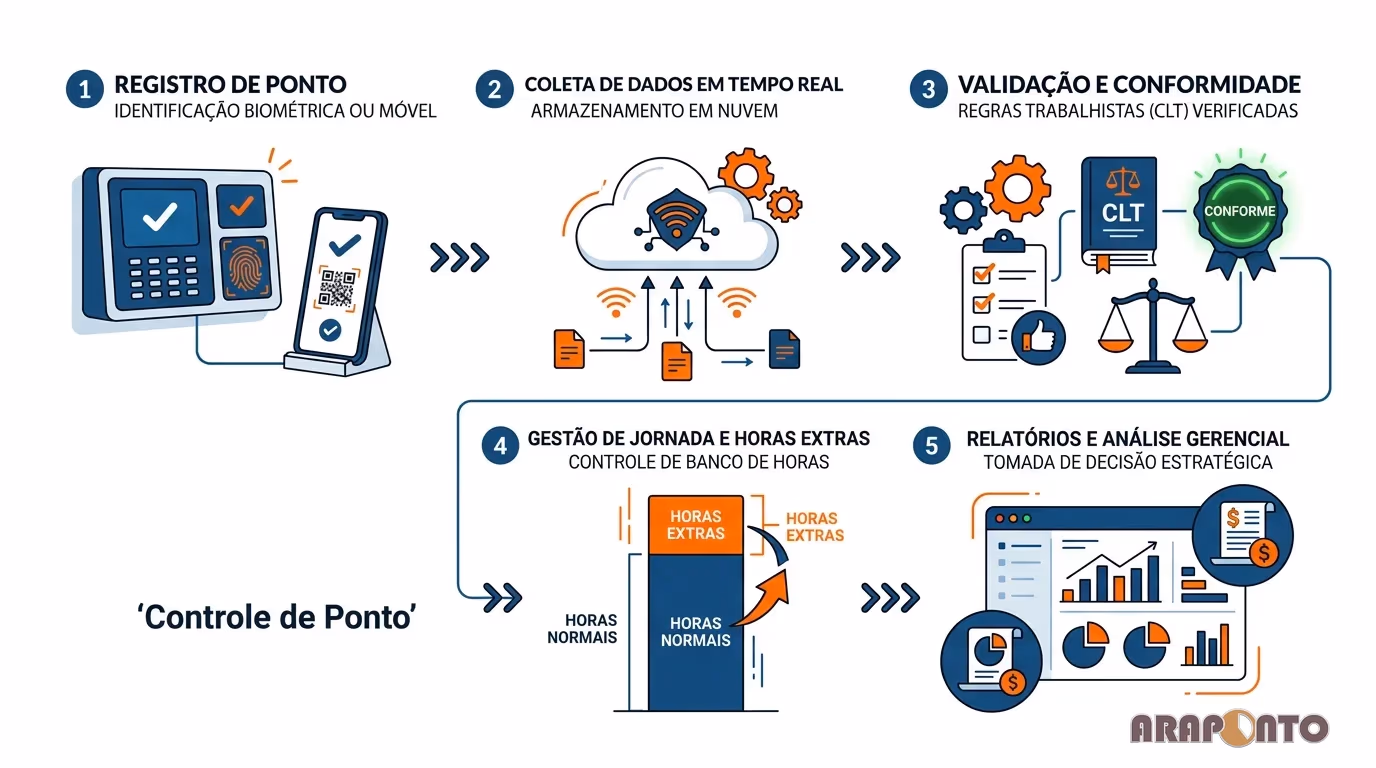 Quais os riscos de pagar horas extras sem controle de ponto