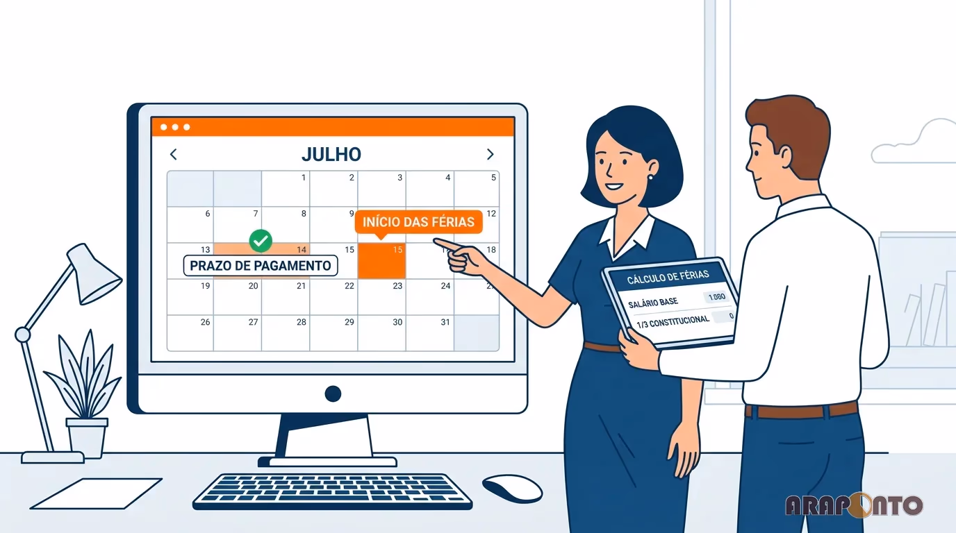 Qual o prazo legal para o pagamento das férias e as penalidades