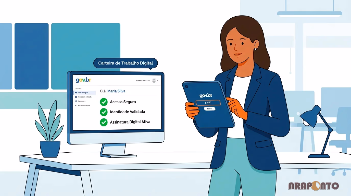 acessar a Carteira de Trabalho Digital pelo CPF